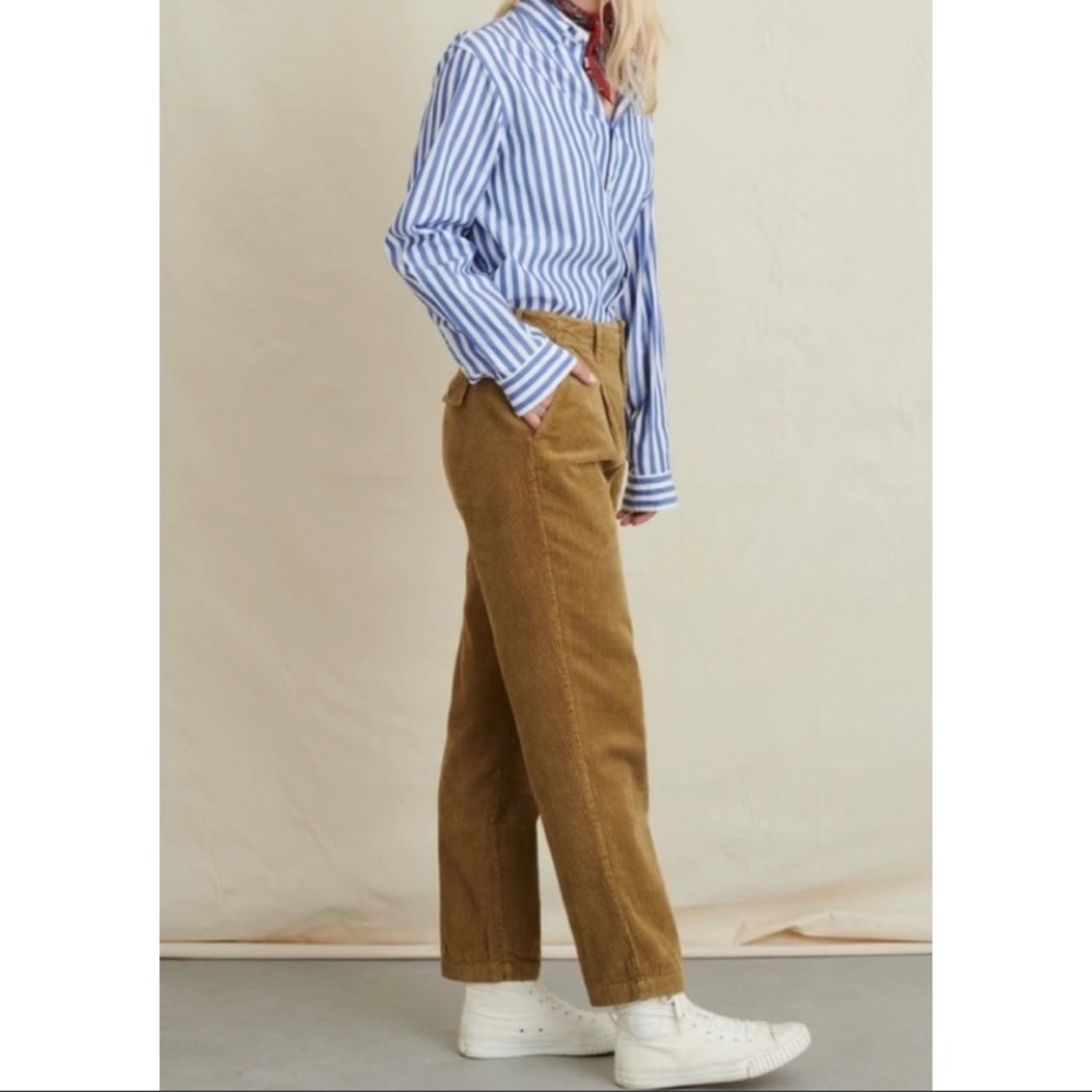 Alex Mill Jeans Boy Pant Rugged Corduroy Straight Loose Baggy Pleated Cotton 4
